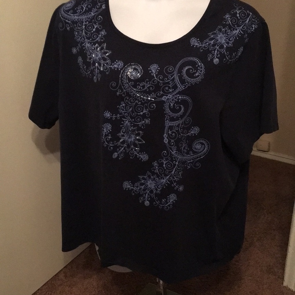 Liz and Me 5 x blue tunic